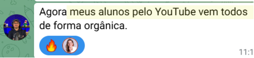 Print do depoimento de Bruce Fonseca